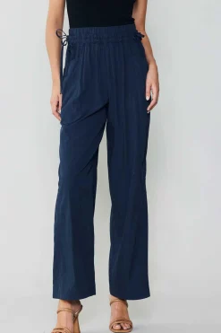 Pants-Current Air Adjustable Waist Pants NAVY