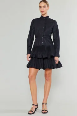 Mini Dresses-Current Air Anberlin Mini Dress BLACK