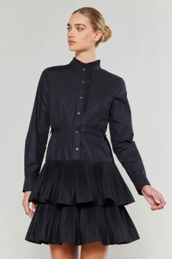 Mini Dresses-Current Air Anberlin Mini Dress BLACK