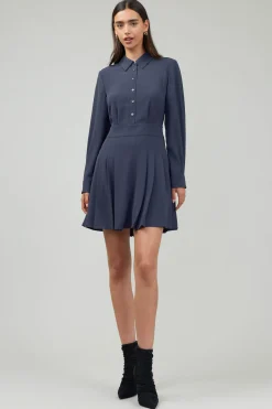 Mini Dresses-Current Air Arielle Mini Dress NAVY