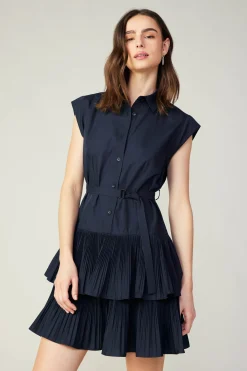 Mini Dresses-Current Air Berlin Mini Dress NAVY