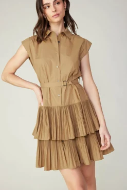 Mini Dresses-Current Air Berlin Mini Dress LATTE