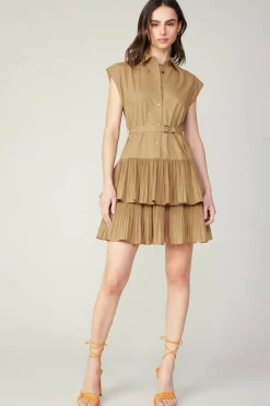 Mini Dresses-Current Air Berlin Mini Dress LATTE