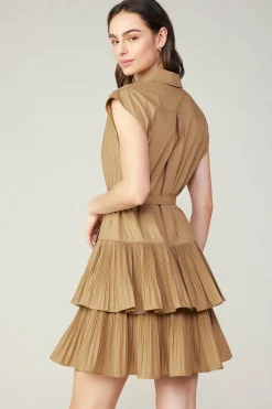 Mini Dresses-Current Air Berlin Mini Dress LATTE