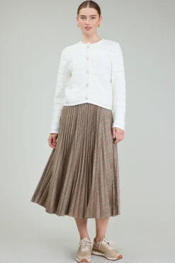 Cardigans-Current Air Buttonup Cardigan IVORY