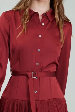 Mini Dresses-Current Air Carrera Mini Dress BURNTUMBER