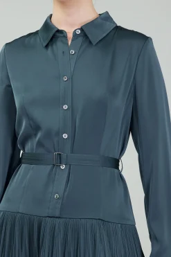 Mini Dresses-Current Air Carrera Mini Dress FORESTGREEN