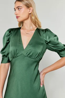 Maxi Dresses-Current Air Diana Maxi Dress FORESTGREEN