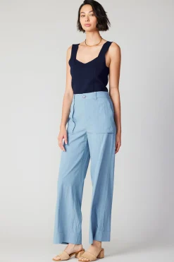 Pants-Current Air Pocket Cargo Pants SKYBLUE