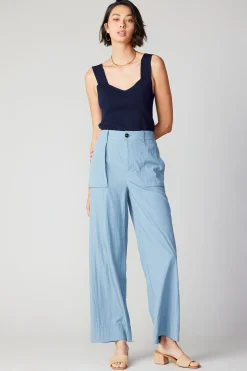 Pants-Current Air Pocket Cargo Pants SKYBLUE