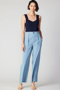 Pants-Current Air Pocket Cargo Pants SKYBLUE