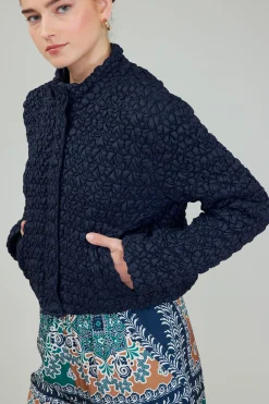 Coats & Jackets-Current Air Quilted Puff Jacket NAVY