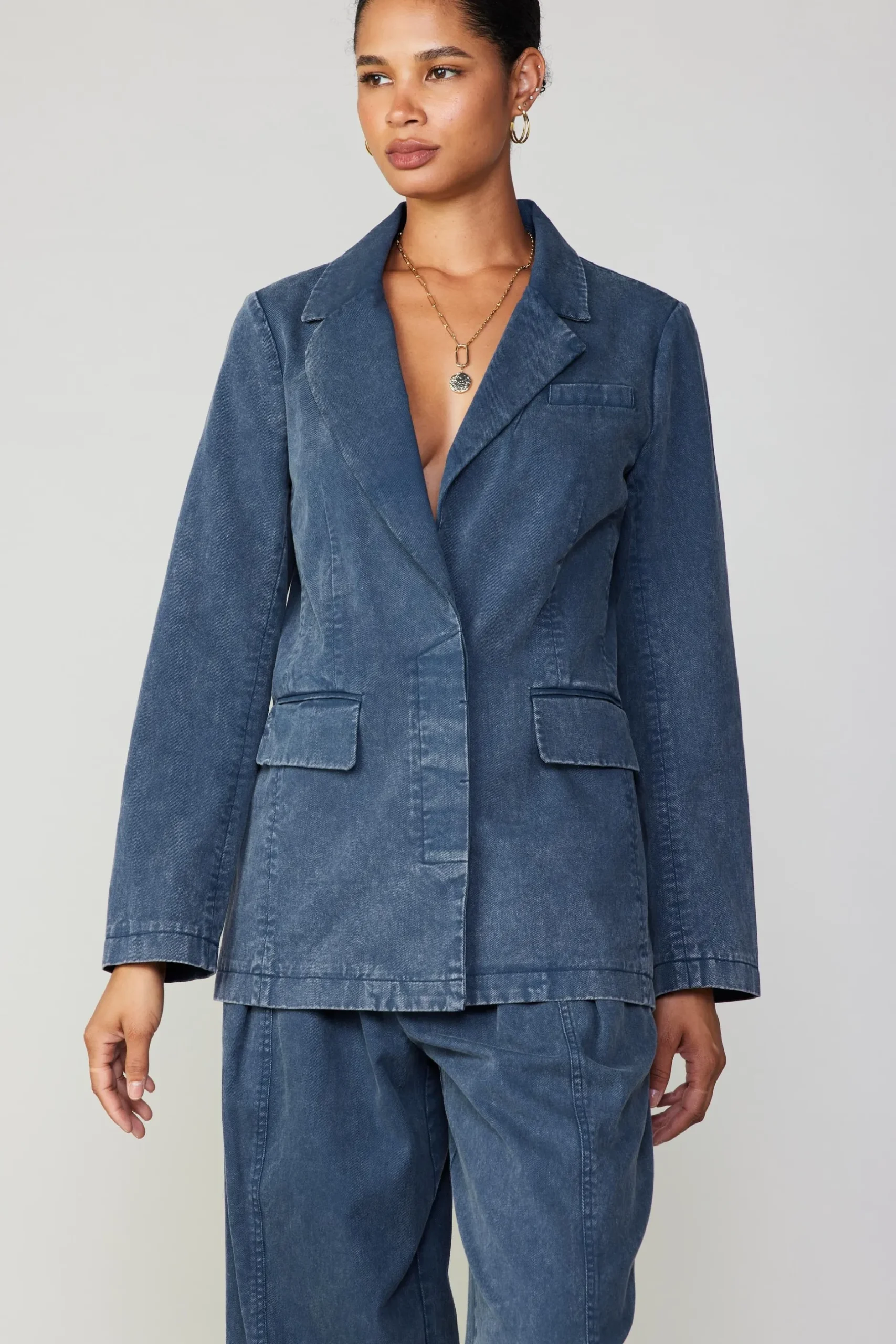 Coats & Jackets-Current Air Vintage Denim Jacket VINTAGEINDIGO