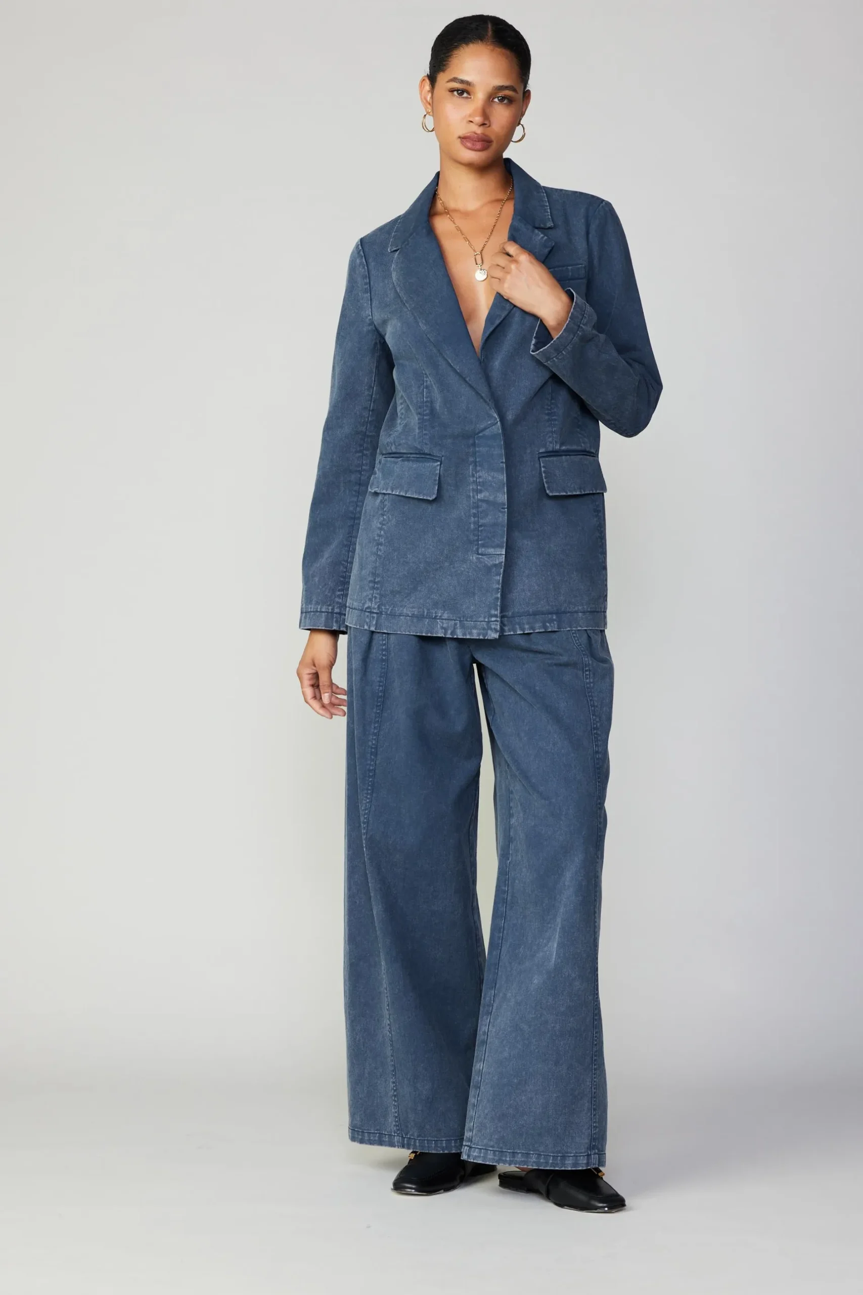 Coats & Jackets-Current Air Vintage Denim Jacket VINTAGEINDIGO